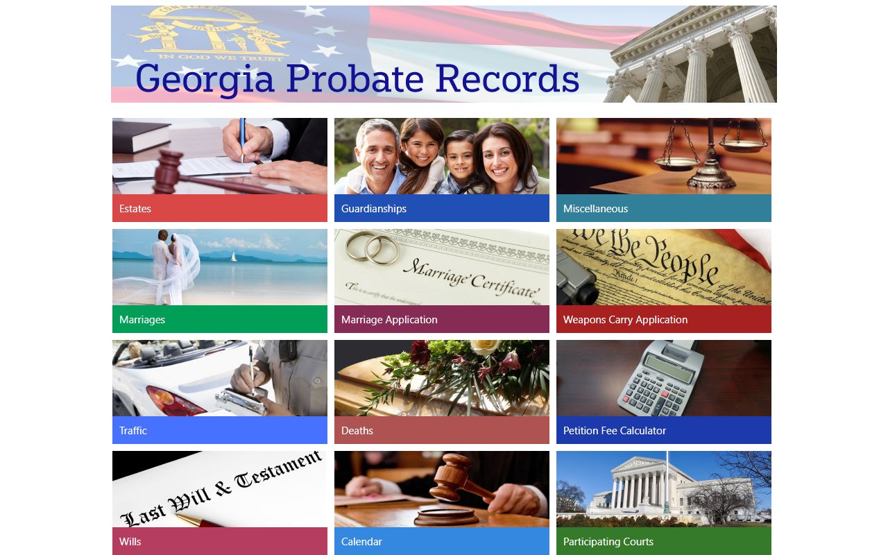 Floyd County court records Georgia Probate Records portal