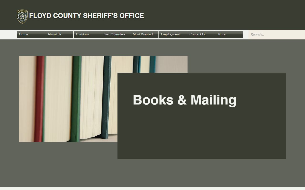 Floyd County inmate records mail rules